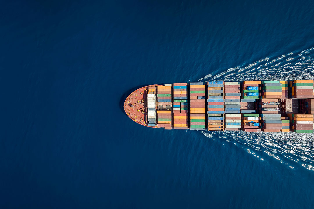ship at sea